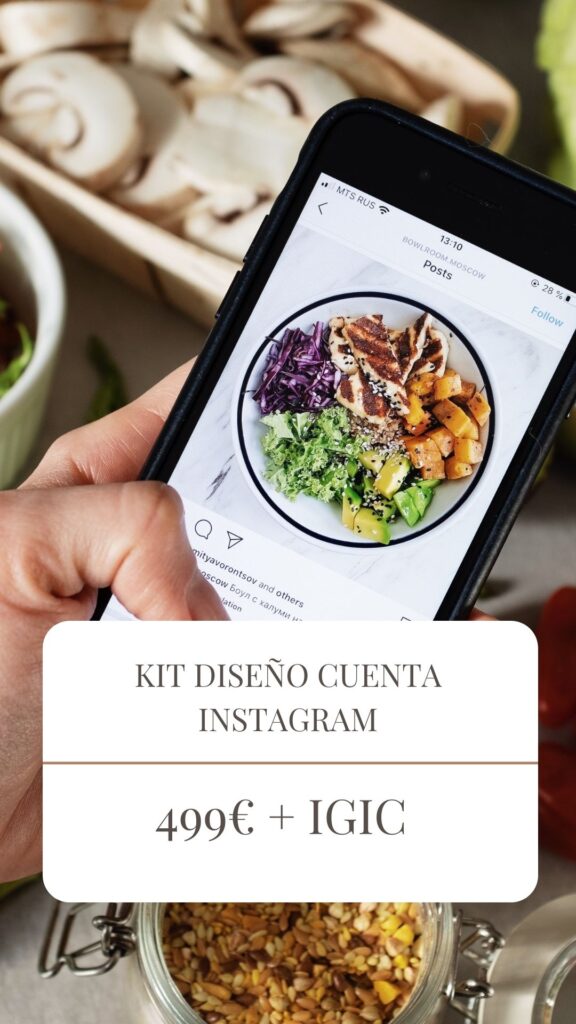 Diseño cuenta instagram Gran Canaria